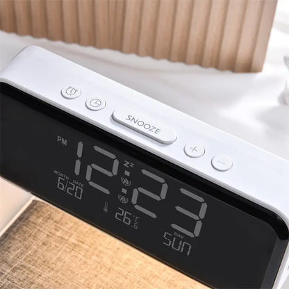 Bedside 3 In 1 LCD screen Alarm Clock - Expert Chase